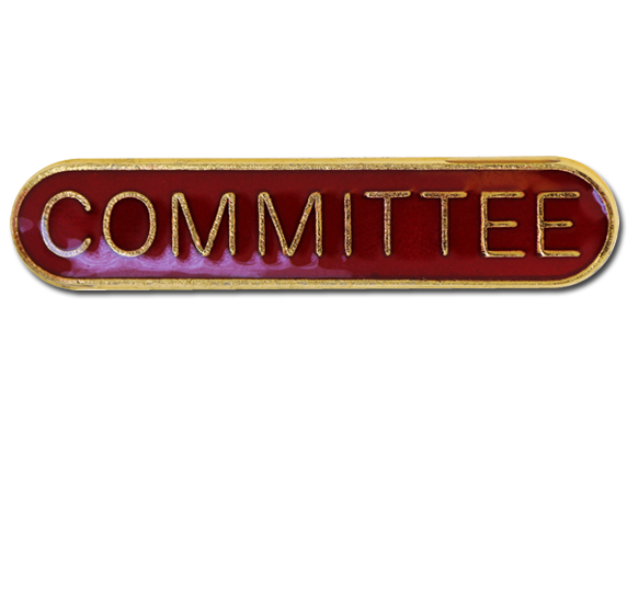 Committee Rounded Edge Bar Badge